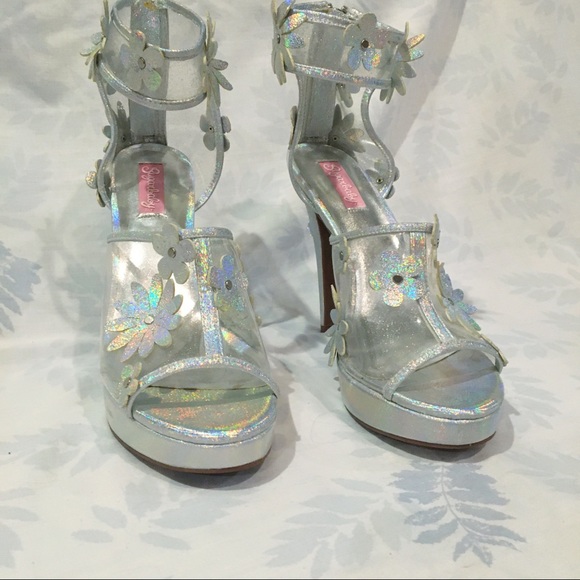 Dollskill Garden Girl Hologram Heels - Picture 3 of 5